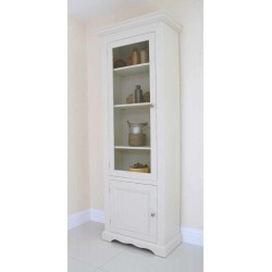 Andrena Barley BY776 27" Wide Bookcase with Glazed Door and Cupboard 
