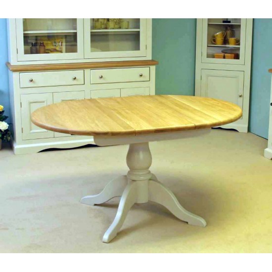 Andrena Barley Circular Top Dining Table - Many Sizes 