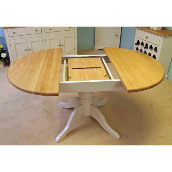 Andrena Barley Circular Top Dining Table - Many Sizes 