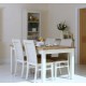 Andrena Barley Fixed Top Dining Table - Many Sizes 
