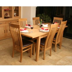 Andrena Elements Extending Top Dining Table - Many Sizes 