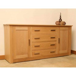 Andrena Elements EL884 6ft Sideboard with Centre Drawers 