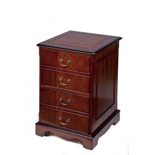 Mahogany filing cabinet 2 drawer discount