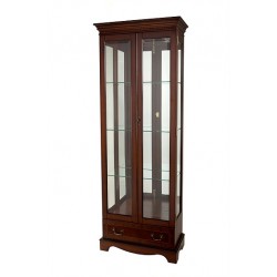 A406 Tall China Display With Drawer