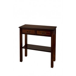 A705 Chippendale Style Hall Table with 2 Drawers