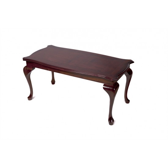 A802  Queen Anne Leg Oblong Coffee Table