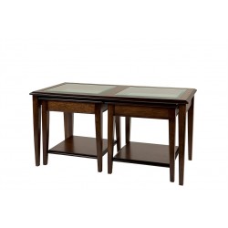 A806 Sheraton Lounge Nest Coffee Table with Glass Panels