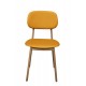 Tambour & Holcot Bari Grey Chair in Plush Mustard - SOLD IN PAIRS 