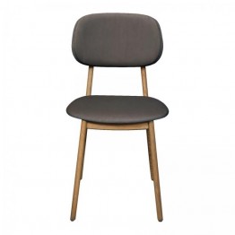Tambour & Holcot Bari Grey Chair in Plush Steel - Get £££s of Love2Shop vouchers when you shop with us. 
