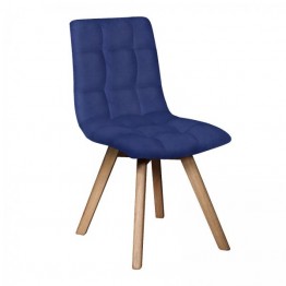 Tambour & Holcot Dolomite Grey Leg Dining Chair in Marine - Get £££s of Love2Shop vouchers when you shop with us. 