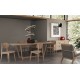 Holcot Oval Extending Dining Table - Grey Finish 