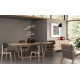 Holcot Oval Extending Dining Table - Grey Finish 