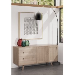 Holcot Sideboard - Grey Finish 