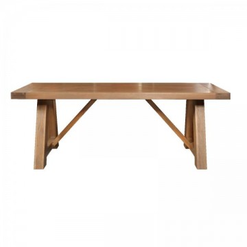 Holcot Monastery Refectory Dining Table - Grey Finish - Get £££s of Love2Shop vouchers when you shop with us. 