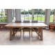 Holcot Monastery Refectory Dining Table - Grey Finish