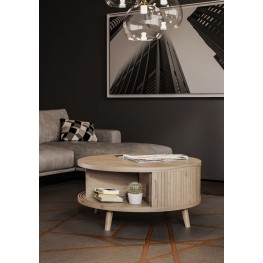 Tambour Grey Coffee Table - Get £££s of Love2Shop vouchers when you shop with us. 