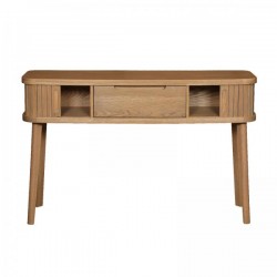 Tambour Grey Console Table 