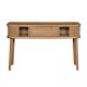 Tambour Grey Console Table 