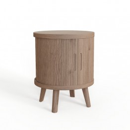 Tambour Grey Lamp Table - Get £££s of Love2Shop vouchers when you shop with us. 