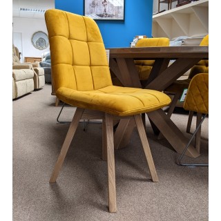 Carlton wood leg store upholstered dining chair
