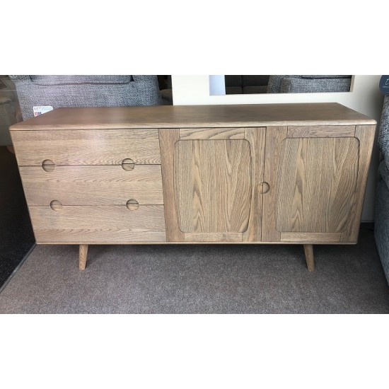  SHOWROOM CLEARANCE ITEM - Carlton Holcot Grey Oak Sideboard