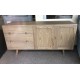  SHOWROOM CLEARANCE ITEM - Carlton Holcot Grey Oak Sideboard