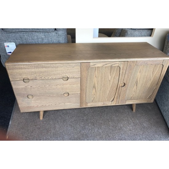  SHOWROOM CLEARANCE ITEM - Carlton Holcot Grey Oak Sideboard