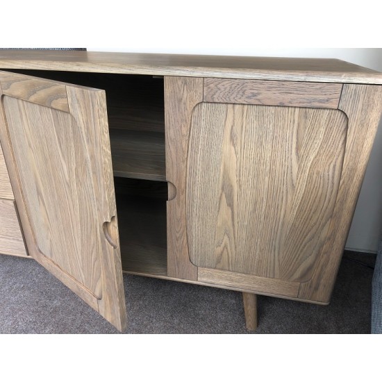  SHOWROOM CLEARANCE ITEM - Carlton Holcot Grey Oak Sideboard