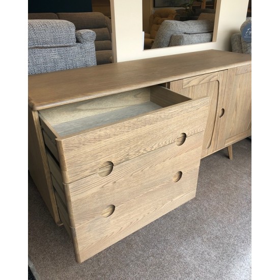  SHOWROOM CLEARANCE ITEM - Carlton Holcot Grey Oak Sideboard