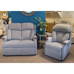  SHOWROOM CLEARANCE ITEM - Celebrity Furniture Canterbury Suite - 2 Seater Sofa & Power Recliner