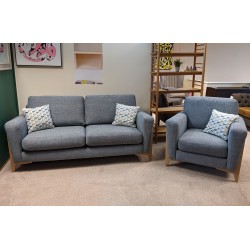  SHOWROOM CLEARANCE ITEM - Ercol Furniture Marinello Medium Sofa and Chair