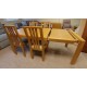  SHOWROOM CLEARANCE ITEM - Ercol Furniture Bosco Small Extending Dining Table with four dining chairs