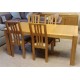  SHOWROOM CLEARANCE ITEM - Ercol Furniture Bosco Small Extending Dining Table with four dining chairs