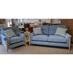  SHOWROOM CLEARANCE ITEM - Ercol Furniture Clara Large Sofa & Chair
