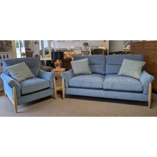  SHOWROOM CLEARANCE ITEM - Ercol Furniture Clara Large Sofa & Chair