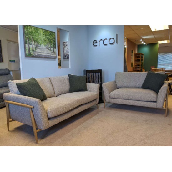 SHOWROOM CLEARANCE ITEM - Ercol Furniture Forli Medium Sofa & Snuggler SHOWROOM CLEARANCE ITEM - Ercol Furniture Forli Medium Sofa & Snuggler