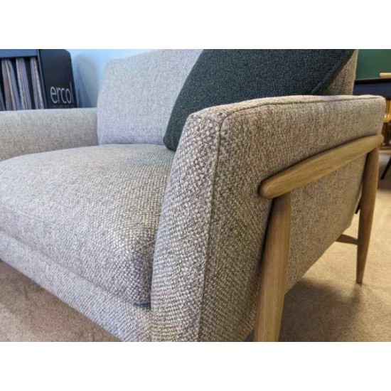 SHOWROOM CLEARANCE ITEM - Ercol Furniture Forli Medium Sofa & Snuggler SHOWROOM CLEARANCE ITEM - Ercol Furniture Forli Medium Sofa & Snuggler