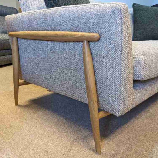 SHOWROOM CLEARANCE ITEM - Ercol Furniture Forli Medium Sofa & Snuggler SHOWROOM CLEARANCE ITEM - Ercol Furniture Forli Medium Sofa & Snuggler