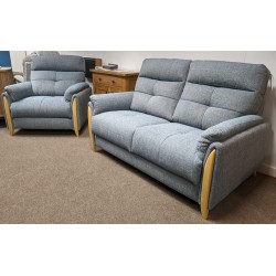  SHOWROOM CLEARANCE ITEM - Ercol Furniture Mondello Sofa & Powered Recliner