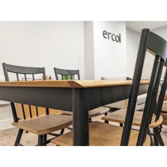  SHOWROOM CLEARANCE ITEM - Ercol Furniture Monza Small Dining Table with 4 Chairs