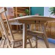  SHOWROOM CLEARANCE ITEM - Ercol Furniture Plank Table with All Purpose Chairs - Models 7382 & 7755