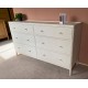  SHOWROOM CLEARANCE ITEM - Ercol Furniture Salina 6 Drawer Wide Chest - Model 3895 - DISCONTINUED PT FINISH - ONLY ONE LEFT