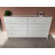  SHOWROOM CLEARANCE ITEM - Ercol Furniture Salina 6 Drawer Wide Chest - Model 3895 - DISCONTINUED PT FINISH - ONLY ONE LEFT