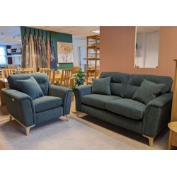  SHOWROOM CLEARANCE ITEM - Ercol Furniture Sandford Medium Sofa & Motion Lounger Chair