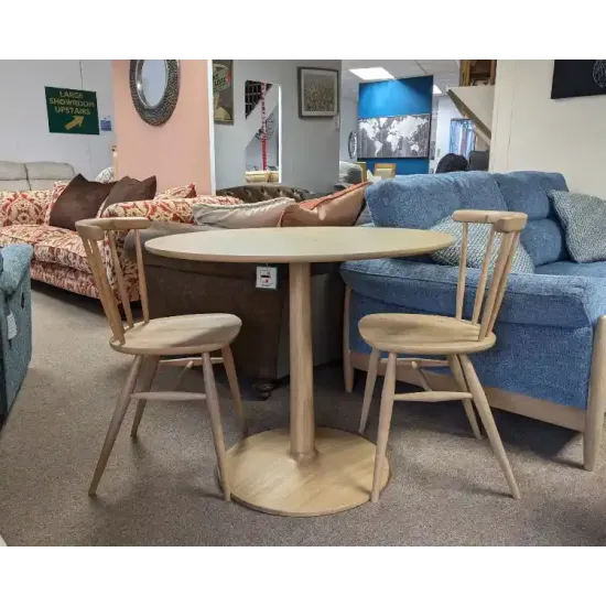  SHOWROOM CLEARANCE ITEM - Ercol Furniture Siena Breakfast Table with 2 Heritage Chairs