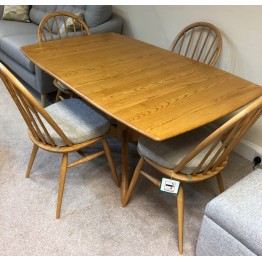  SHOWROOM CLEARANCE ITEM - Ercol Furniture Windsor Table and 4 Chairs - Models 1192 and 1877