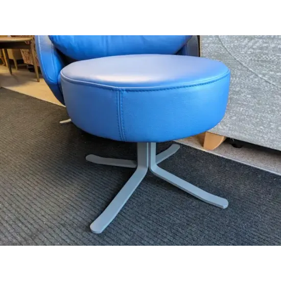  SHOWROOM CLEARANCE ITEM - Fama Lenny Swivel Chair & Stool 