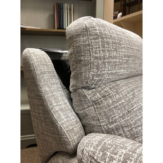  SHOWROOM CLEARANCE ITEM - G Plan Kingsbury 3 Seater Sofa Recliner and Recliner Chair - Full Power Actions & Adjustable Lumbar and Neck Pillows