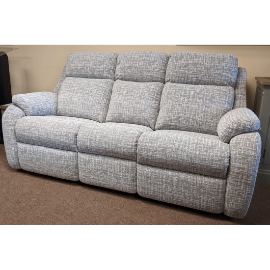  SHOWROOM CLEARANCE ITEM - G Plan Kingsbury 3 Seater Sofa Recliner and Recliner Chair - Full Power Actions & Adjustable Lumbar and Neck Pillows