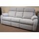  SHOWROOM CLEARANCE ITEM - G Plan Kingsbury 3 Seater Sofa Recliner and Recliner Chair - Full Power Actions & Adjustable Lumbar and Neck Pillows